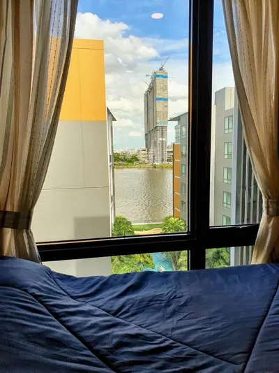 1-bed condo for rent near MRT Phra Nang Klao Bridge, photo 4 of 5