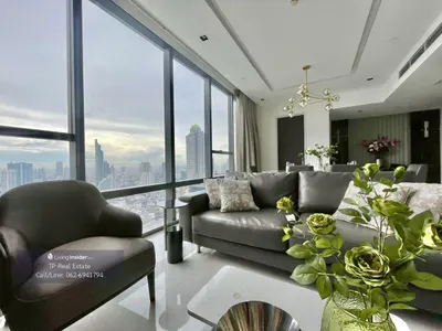 The Bangkok Sathorn-Taksinの2ベッドルームコンドミニアム（賃貸）、写真4/5