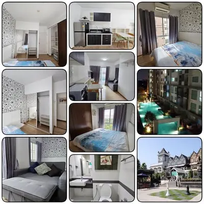 A Space ME Sukhumvit 77の1ベッドルームコンドミニアム（賃貸）、写真1/2