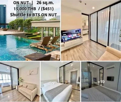 THE BASE Park West - Sukhumvit 77的开间公寓出售，第8张，共10张