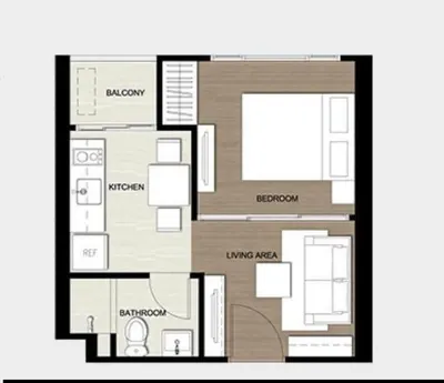 THE BASE Park West - Sukhumvit 77的开间公寓出售，第7张，共10张