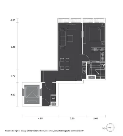 1-bed condo for rent at Noble Ploenchit, photo 4 of 5