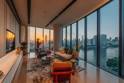 Banyan Tree Residences Riverside Bangkok บันยัน ทรี เรสซิเดนซ์ ริเวอร์ไซด์ กรุงเทพ的2房公寓出租，第2张，共4张