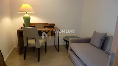 2-bed condo for rent near MRT Khlong Toei, photo 1 of 5