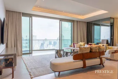 The Residences at Mandarin Oriental Bangkok的3房公寓出租，第4张，共5张