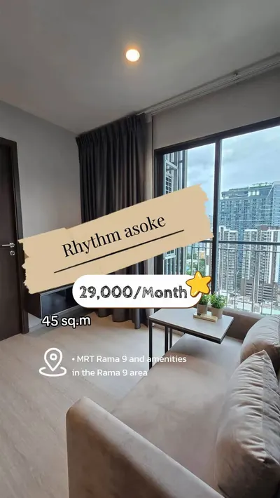 Rhythm Asokeの2ベッドルームコンドミニアム（賃貸）、写真10/10