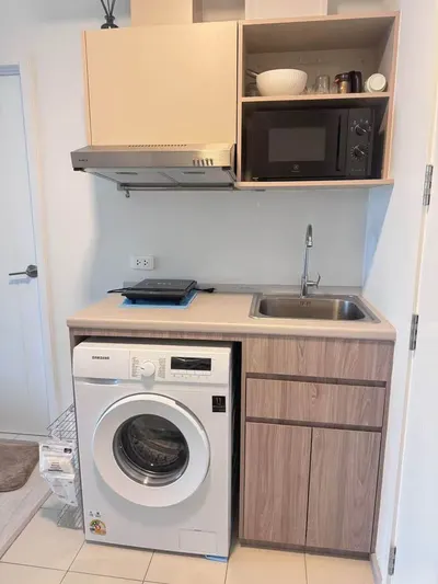 Plum Condo Sukhumvit 62の1ベッドルームコンドミニアム（賃貸）、写真4/5