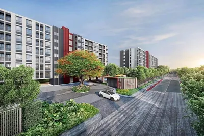 Condo 1 chambre à vendre près de la station SRT Rangsit, photo 2 sur 5