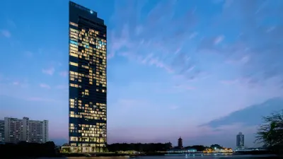Banyan Tree Residences Riverside Bangkok บันยัน ทรี เรสซิเดนซ์ ริเวอร์ไซด์ กรุงเทพの2ベッドルームコンドミニアム（賃貸）、写真7/9
