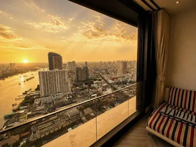 Chapter Charoenkrung-Riversideの2ベッドルームコンドミニアム（賃貸）、写真8/10
