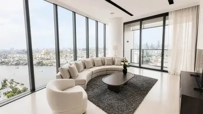Banyan Tree Residences Riverside Bangkok บันยัน ทรี เรสซิเดนซ์ ริเวอร์ไซด์ กรุงเทพ的2房公寓出租，第1张，共10张