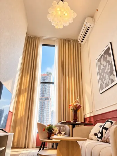 Condo 2 chambres à louer à SOHO Bangkok Ratchada, photo 4 sur 5