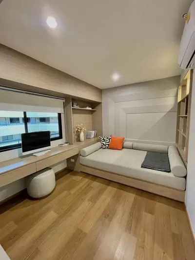 ให้เช่าคอนโด 2 ห้องนอน ใกล้ MRT บางกะปิ รูปที่ 4 จาก 5