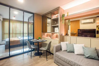 Atmoz Palacio Ladprao Wanghin | แอทโมซ พาลาซิโอ ลาดพร้าว วังหินの1ベッドルームコンドミニアム（賃貸）、写真3/7