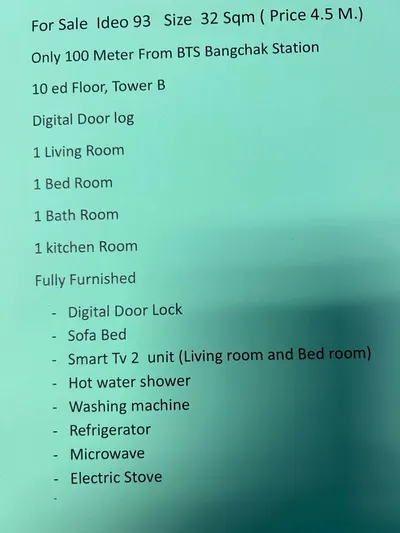 Condo for rent at Ideo Sukhumvit 93, photo 1 of 5