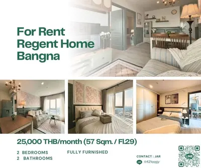 Regent Home Bangna的2房公寓出租，第6张，共10张