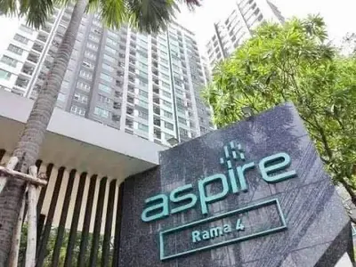 Aspire Rama 4の2ベッドルームコンドミニアム（賃貸）、写真6/10