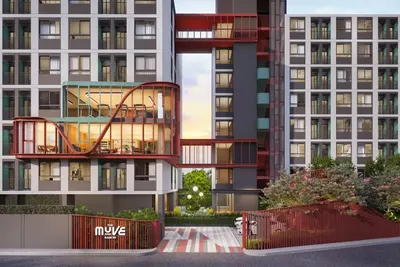 Condo à louer près de la station ARL Ramkhamhaeng, photo 1 sur 5