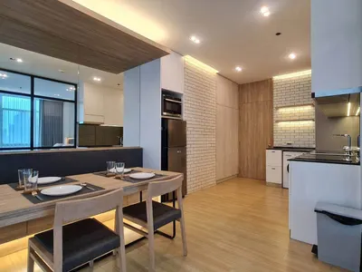 Baan Sathorn Chao Phraya的1房公寓出租，第4张，共5张