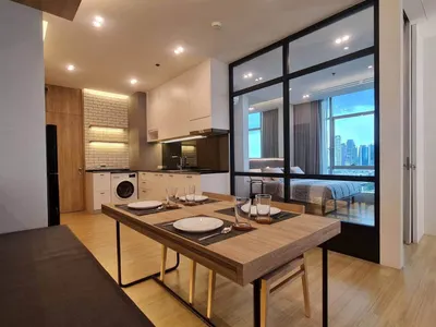 Baan Sathorn Chao Phraya的1房公寓出租，第3张，共5张