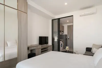 Knightsbridge Sukhumvit-Thepharak的开间公寓出租，第4张，共5张
