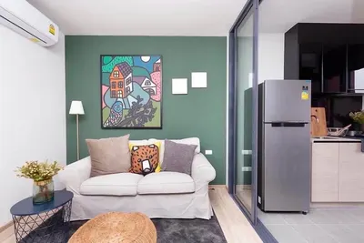 1-bed condo for rent at THE BASE Garden Rama 9, photo 3 of 5