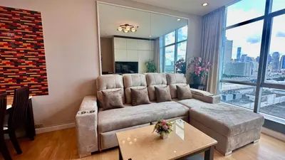 2-bed condo for rent at Baan Sathorn Chao Phraya, photo 3 of 6