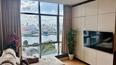 2-bed condo for rent at Baan Sathorn Chao Phraya, photo 1 of 6