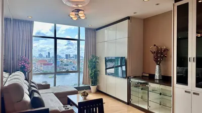 2-bed condo for rent at Baan Sathorn Chao Phraya, photo 2 of 6