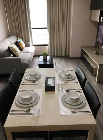 THE BASE Park West - Sukhumvit 77の2ベッドルームコンドミニアム（賃貸）、写真3/5