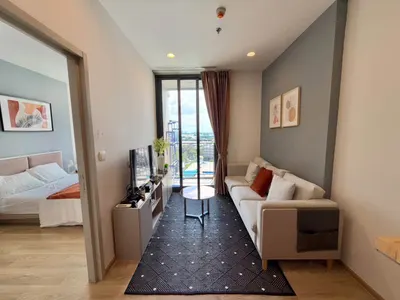Oka Haus 素坤逸36号酒店,度假式公寓,中心区,高层美景的1房公寓出租，第2张，共4张